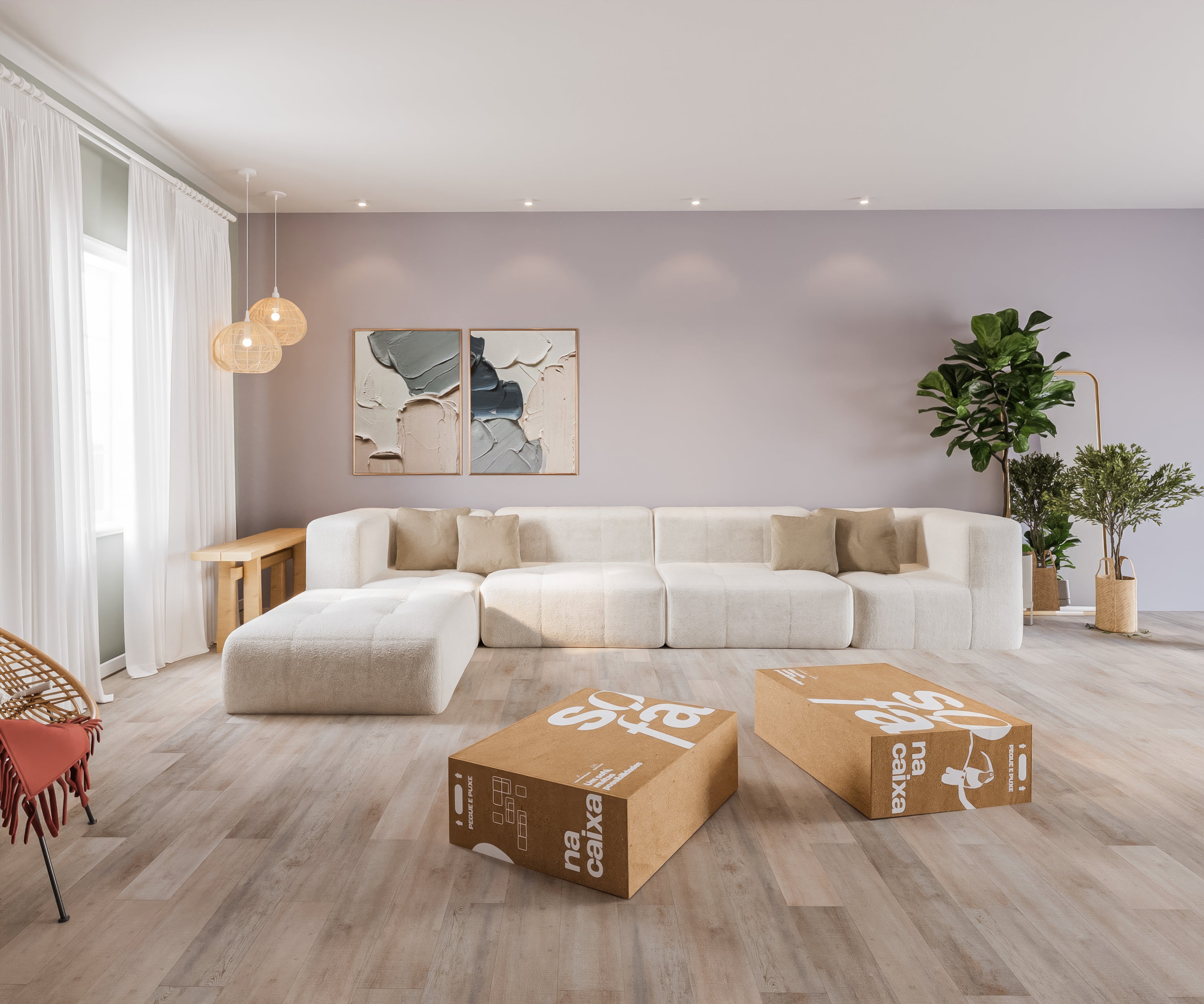 Como transformar o sofá cama em uma cama?