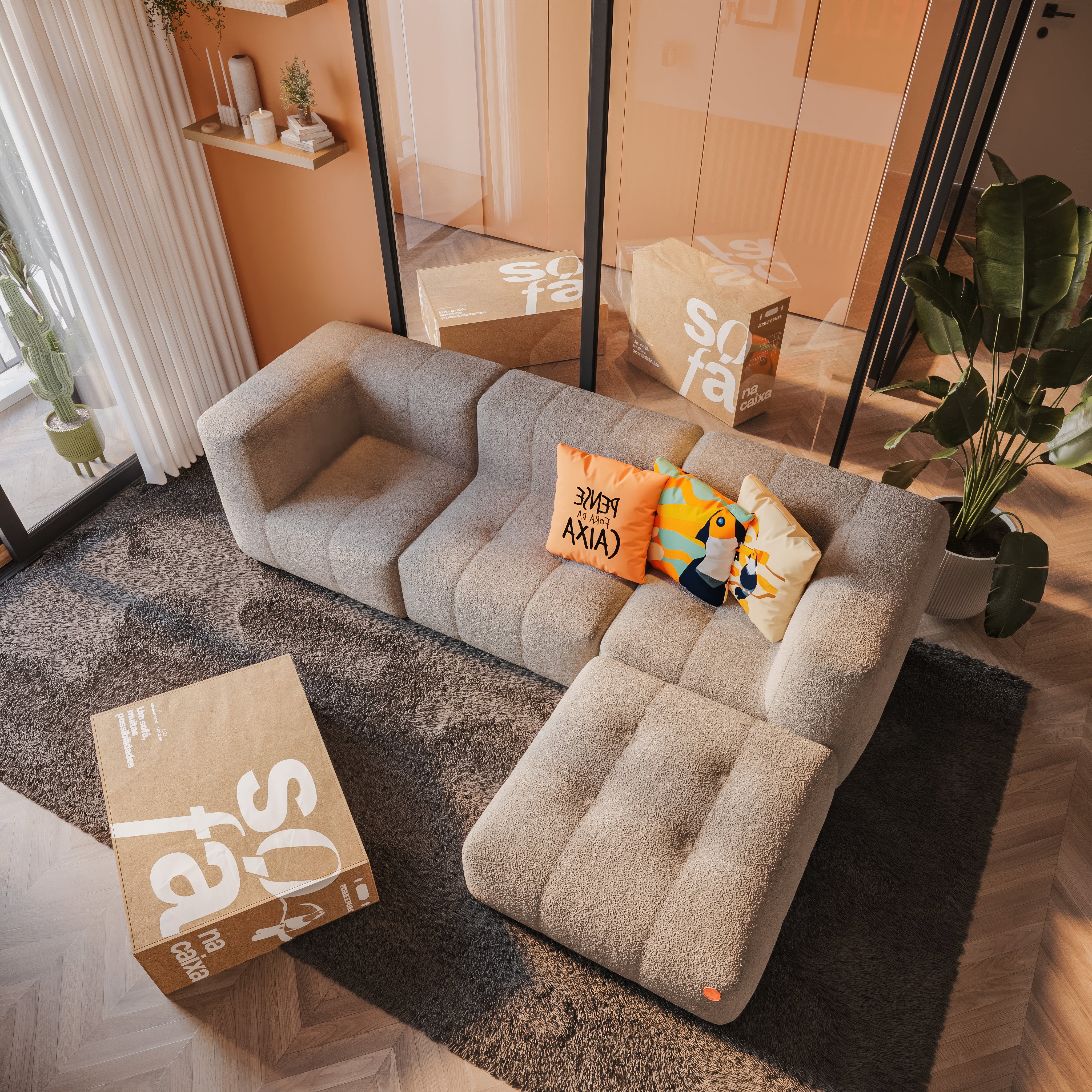 Sofá com 2 metros de largura? É possível? Saiba mais sobre!