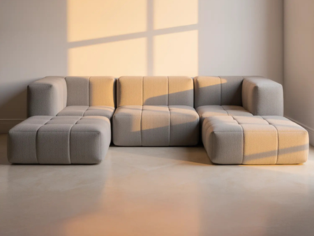 Sofá modular 5 lugares | Sofá na Caixa - Promo Relâmpago até 45% OFF