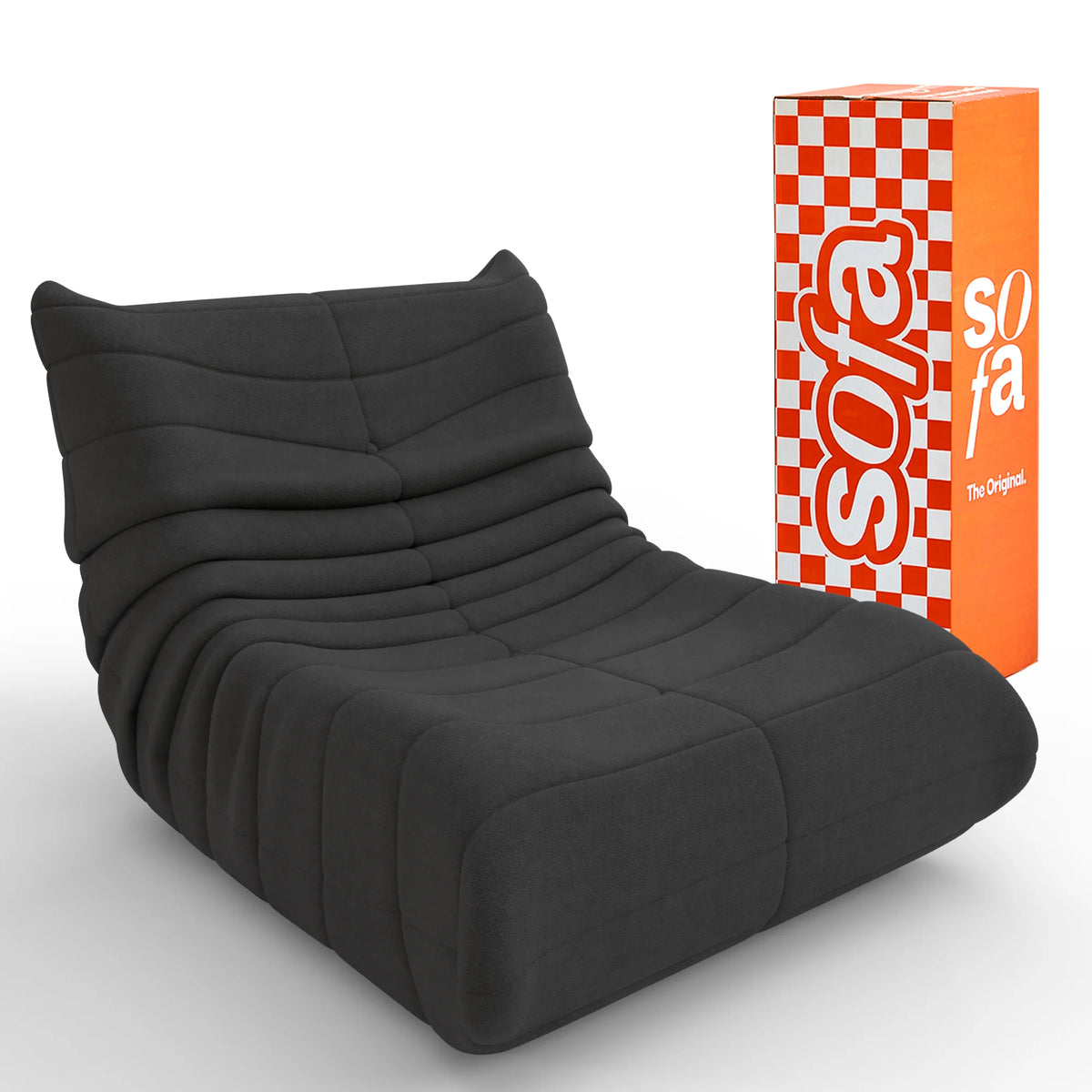 Poltrona Design 1973 Brinde · detalhe na cor preto