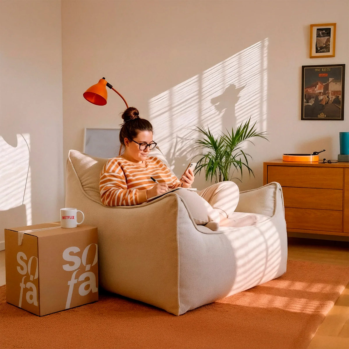 Poltrona Arya Brinde · em ambiente decorado · vista 2