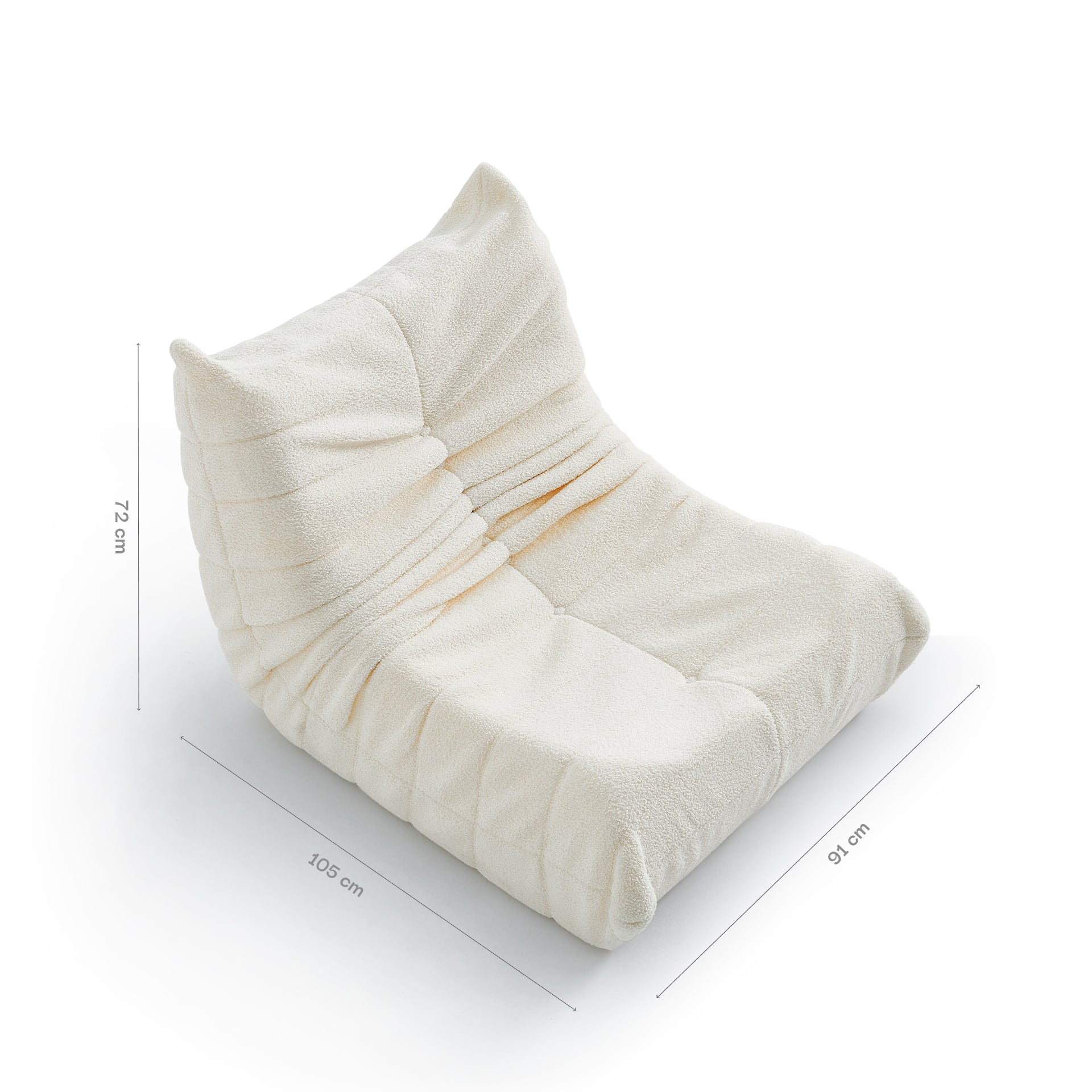 Poltrona Design 1973 Linho 2 unidades Sofa na caixa