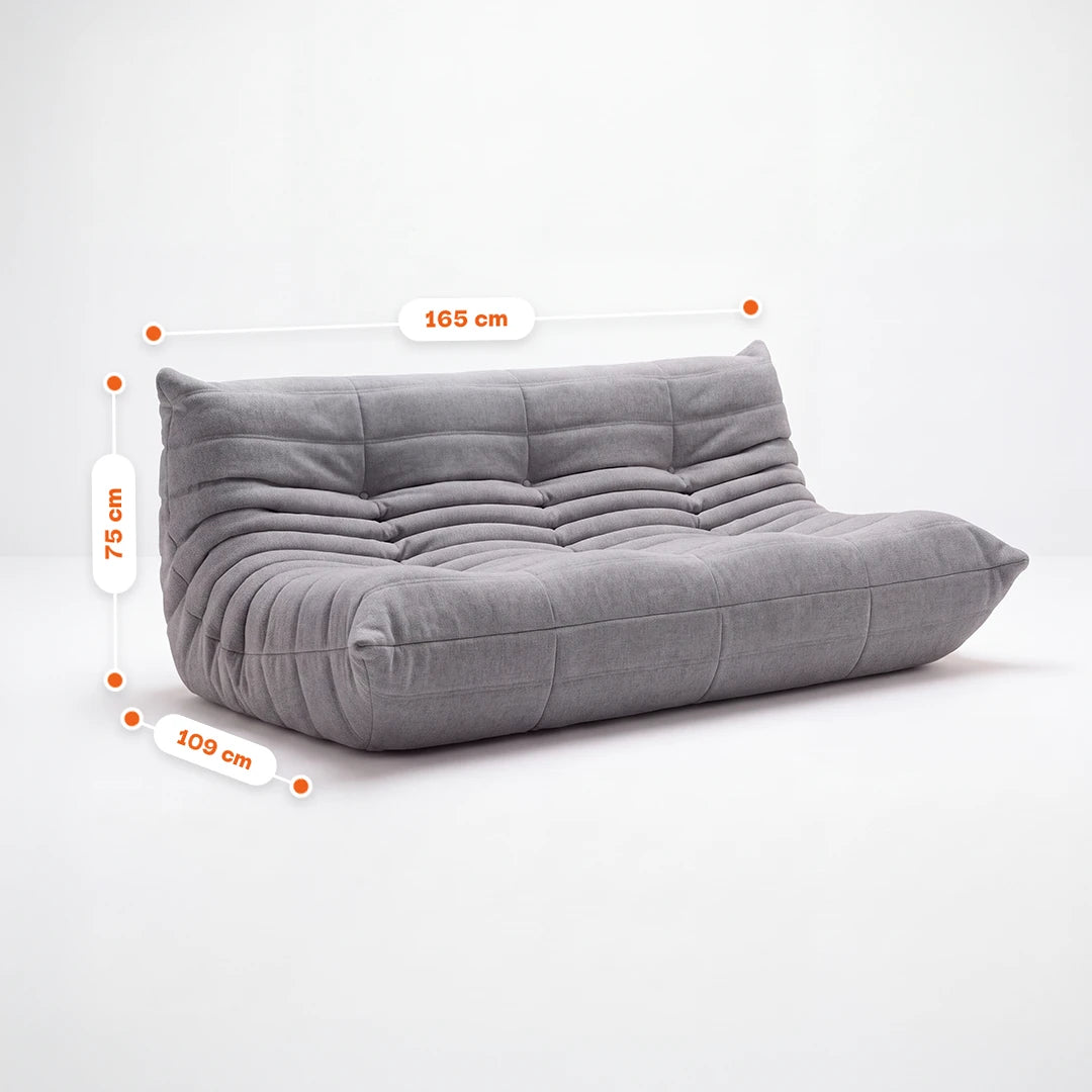Sofá Design 1973 - Cinza