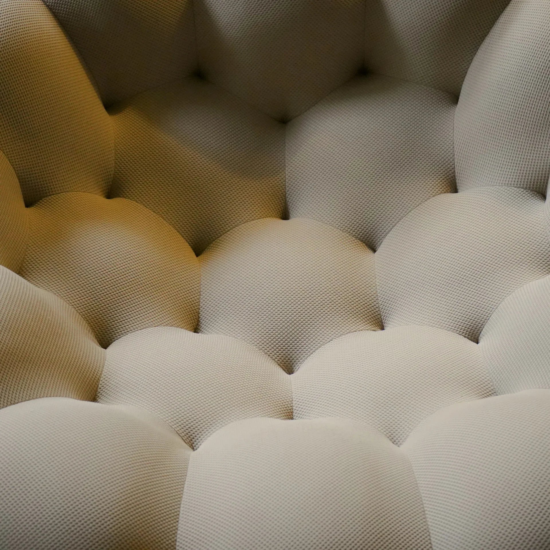 Sofá na Caixa cosmo 1 lugares em Boucle - Linho