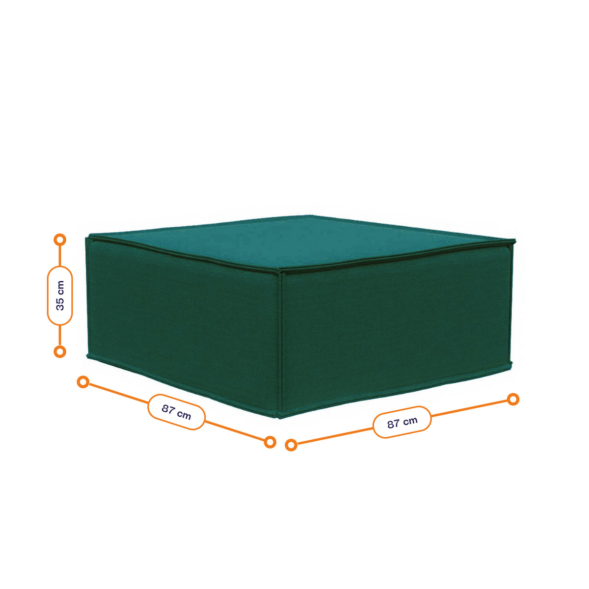 Apoio Modular Zimma - Verde · vista 4