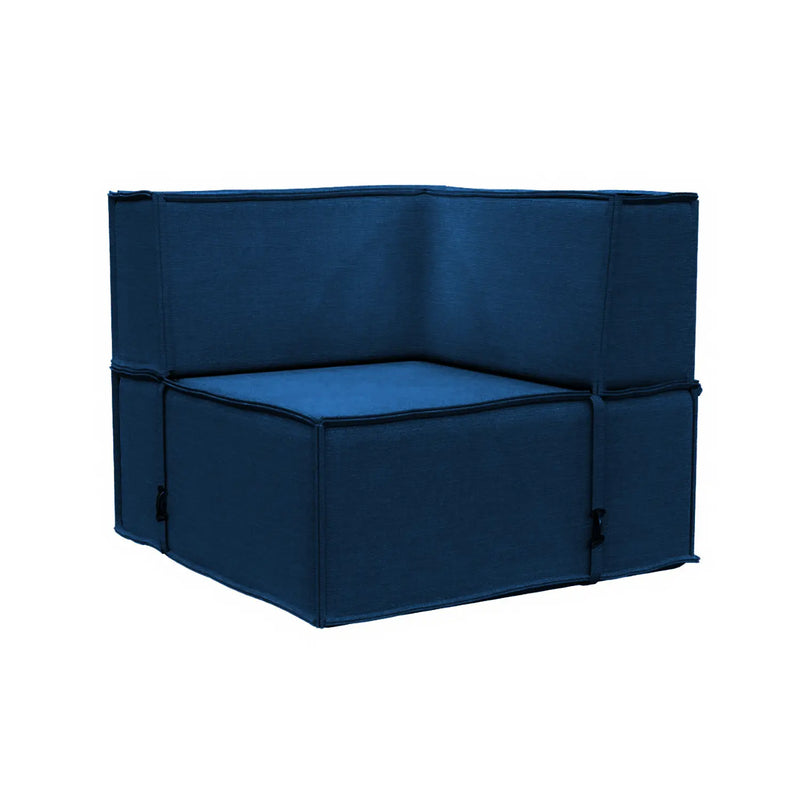 Canto Modular Zimma - Azul - Sofá na Caixa