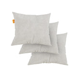 Kit 3 Almofadas Tecido Bouclé - Cor Linho - 45x45cm - Sofá na Caixa