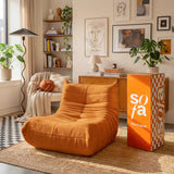 Poltrona Design 1973 Laranja 1 unidade Sofá na Caixa