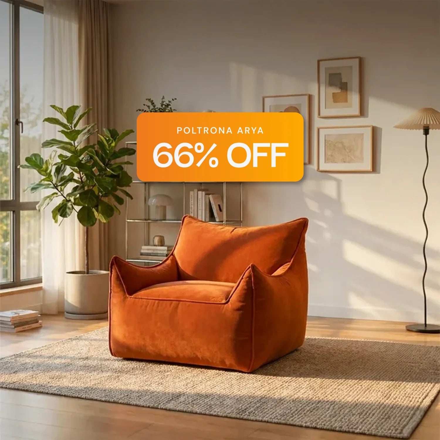 Poltrona Arya Terracota