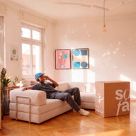 Sofá Cama Bloom Duo - Linho