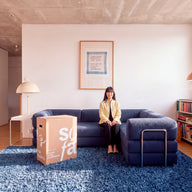 Sofá Cama Bloom Duo - Azul Marinho