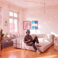 Sofá Cama Bloom Duo - Linho