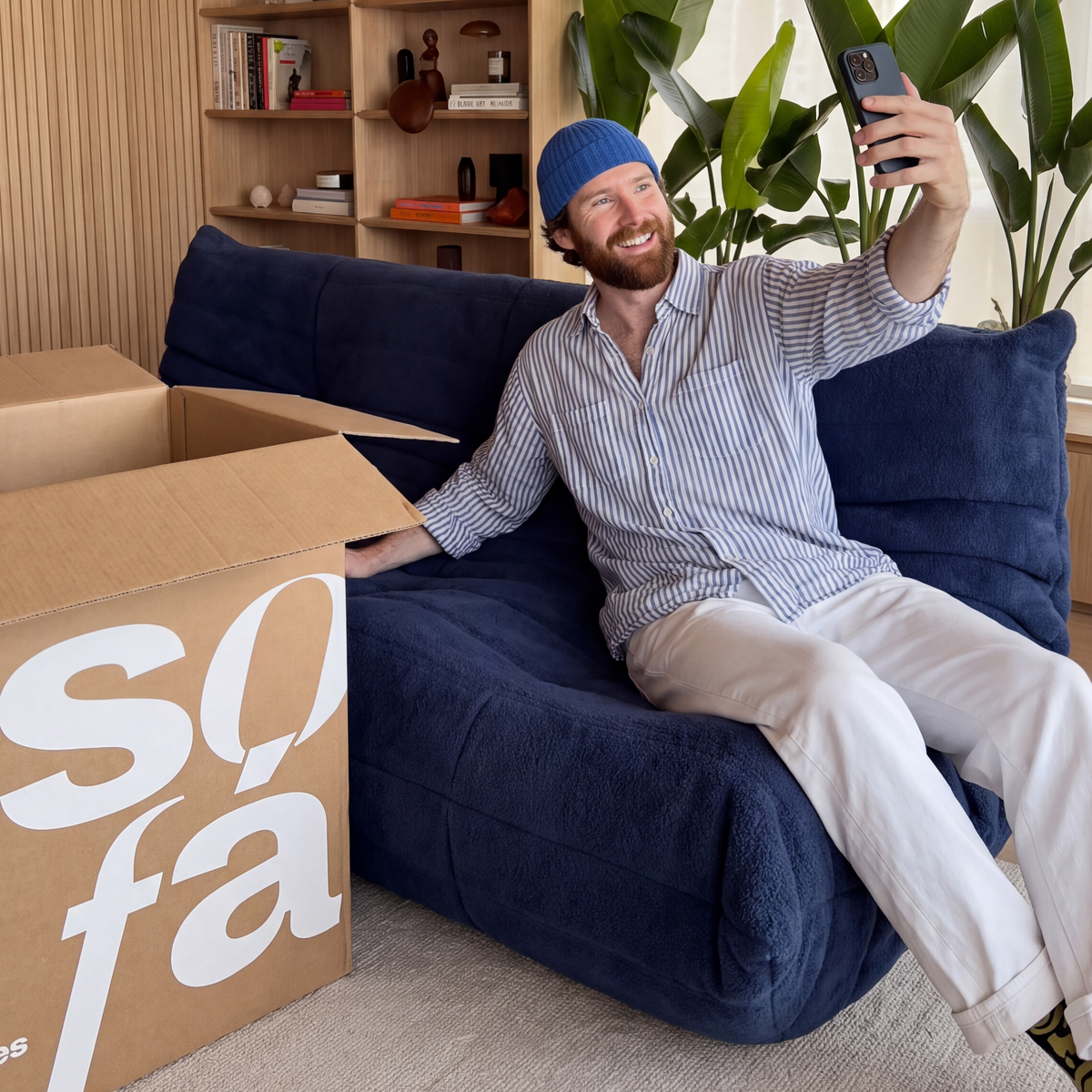 Sofá Design 1973 - Azul