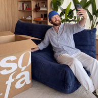 Sofá Design 1973 - Azul