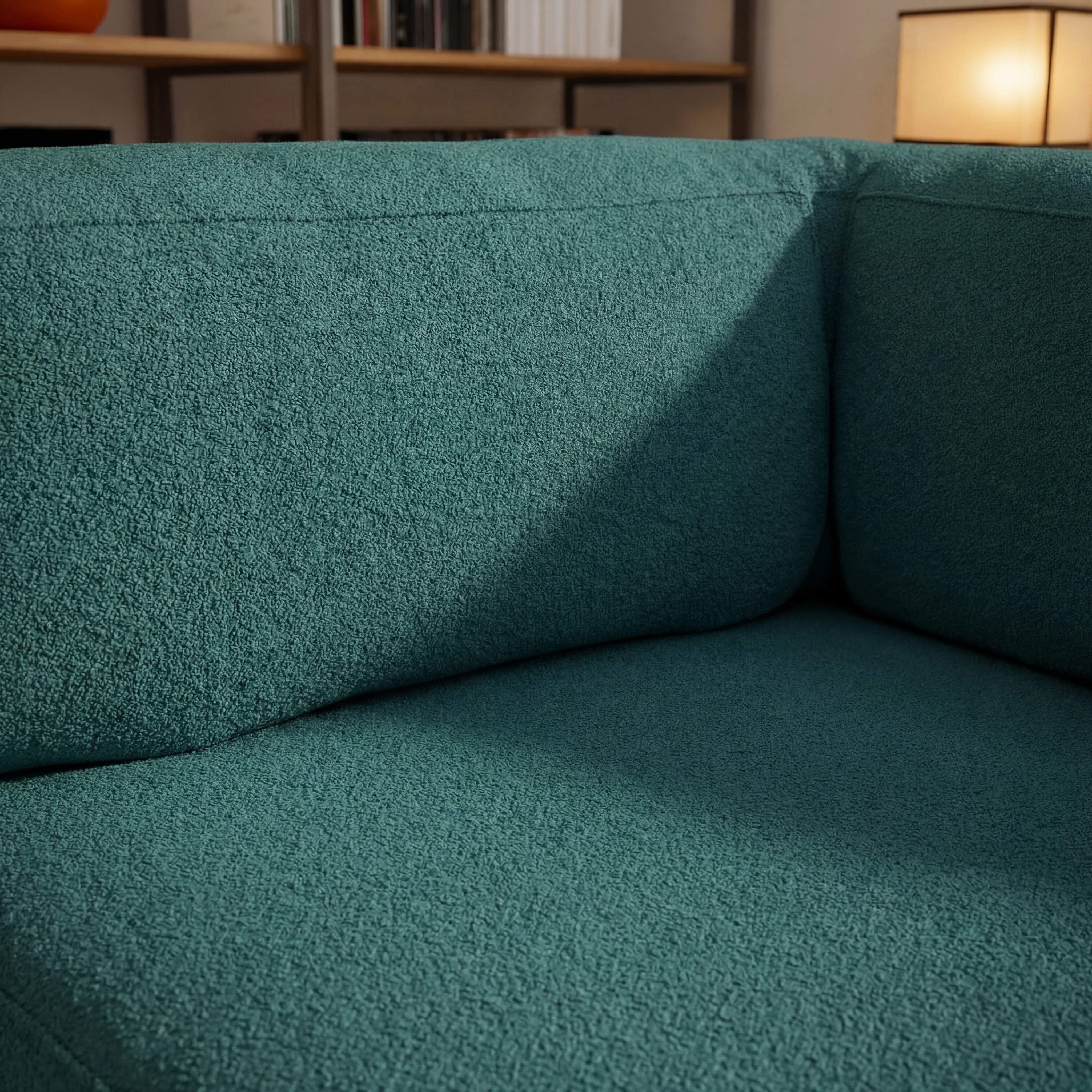 Sofá Cama Bloom Tecido Boucle Verde Musgo - Sofá na Caixa