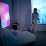 Poltrona Amaia Duni Linho · em ambiente decorado · vista 4