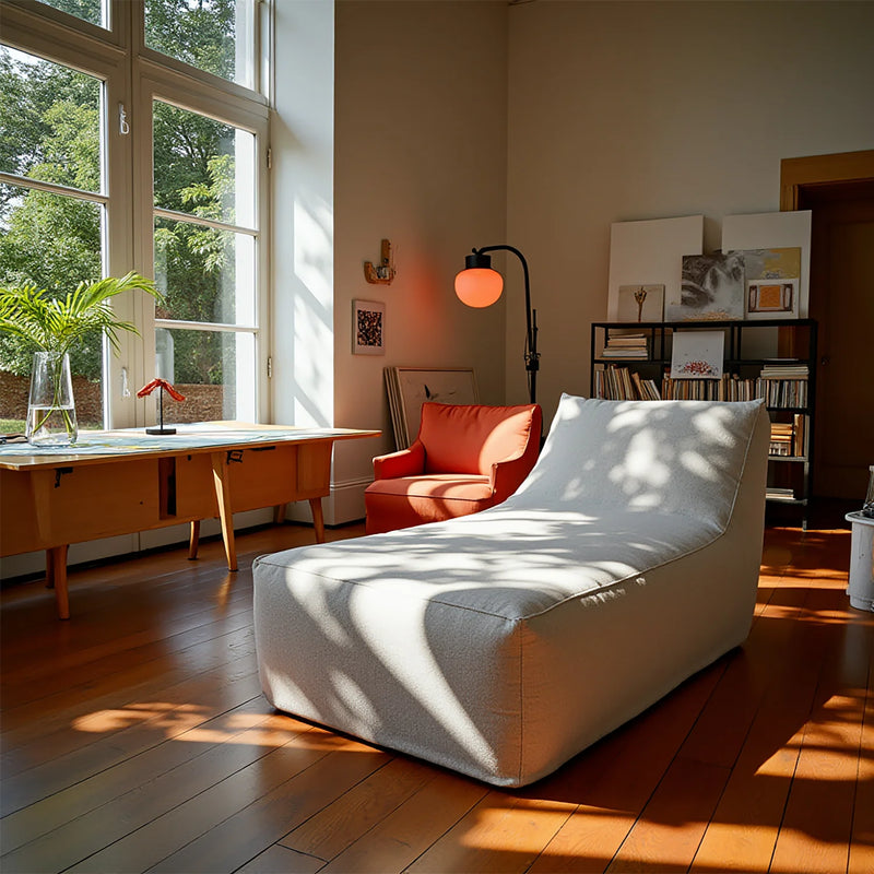 Poltrona Amaia Uni Linho · em ambiente decorado