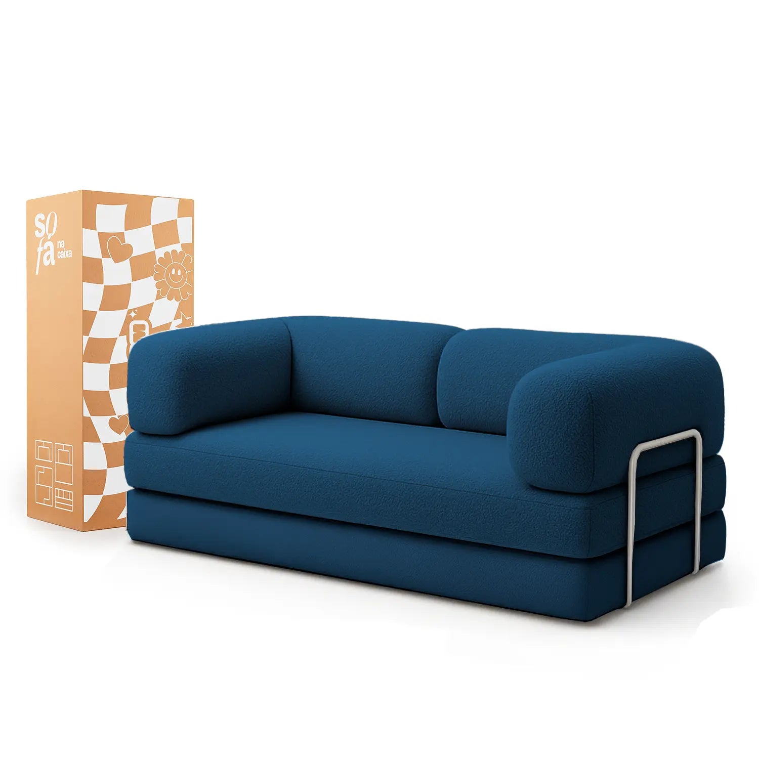 Sofá Cama Bloom Azul