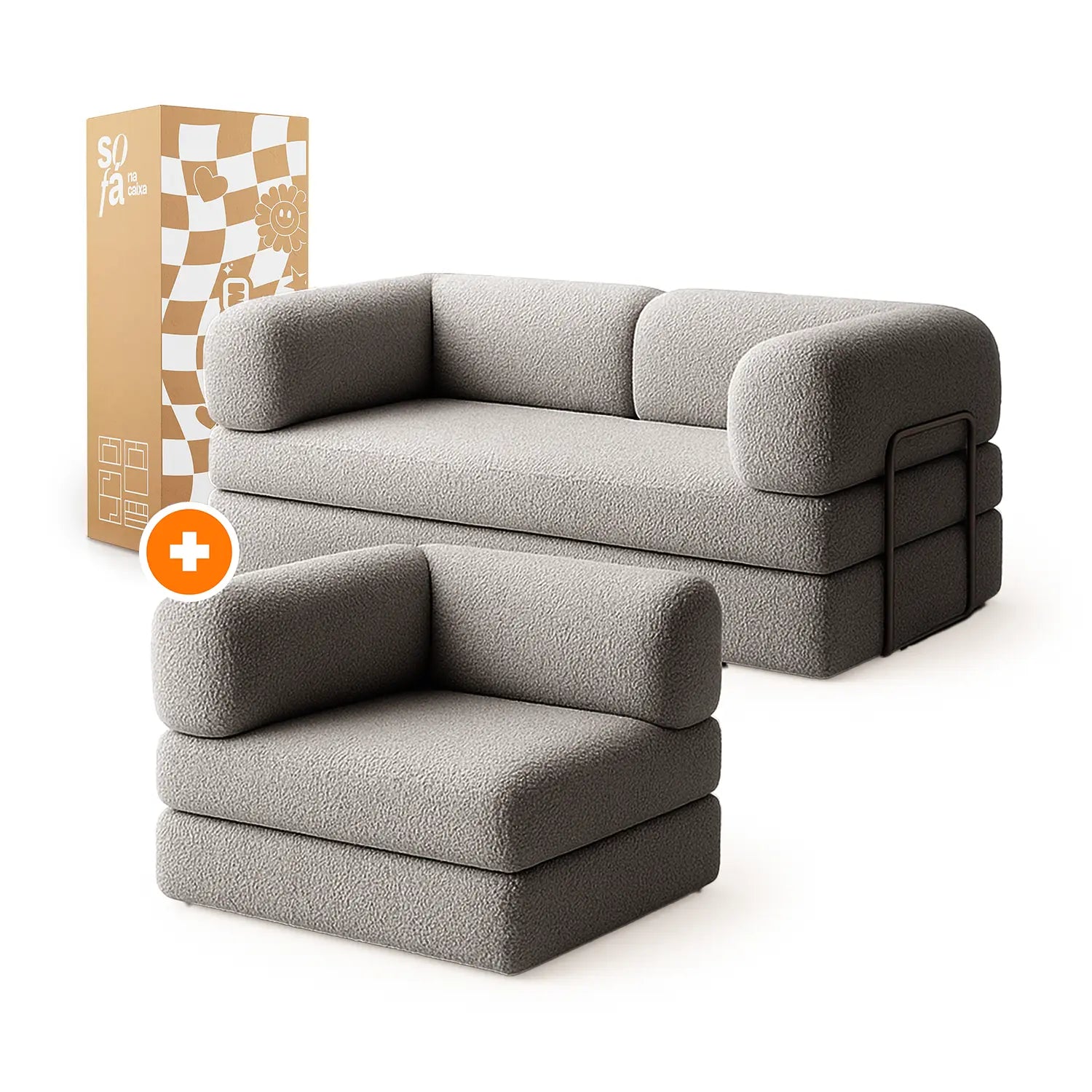 Bloom + Poltrona Cinza