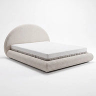 Cama Tecido Boucle Compactada + Colchao Altura 28cm D33 HYBRID