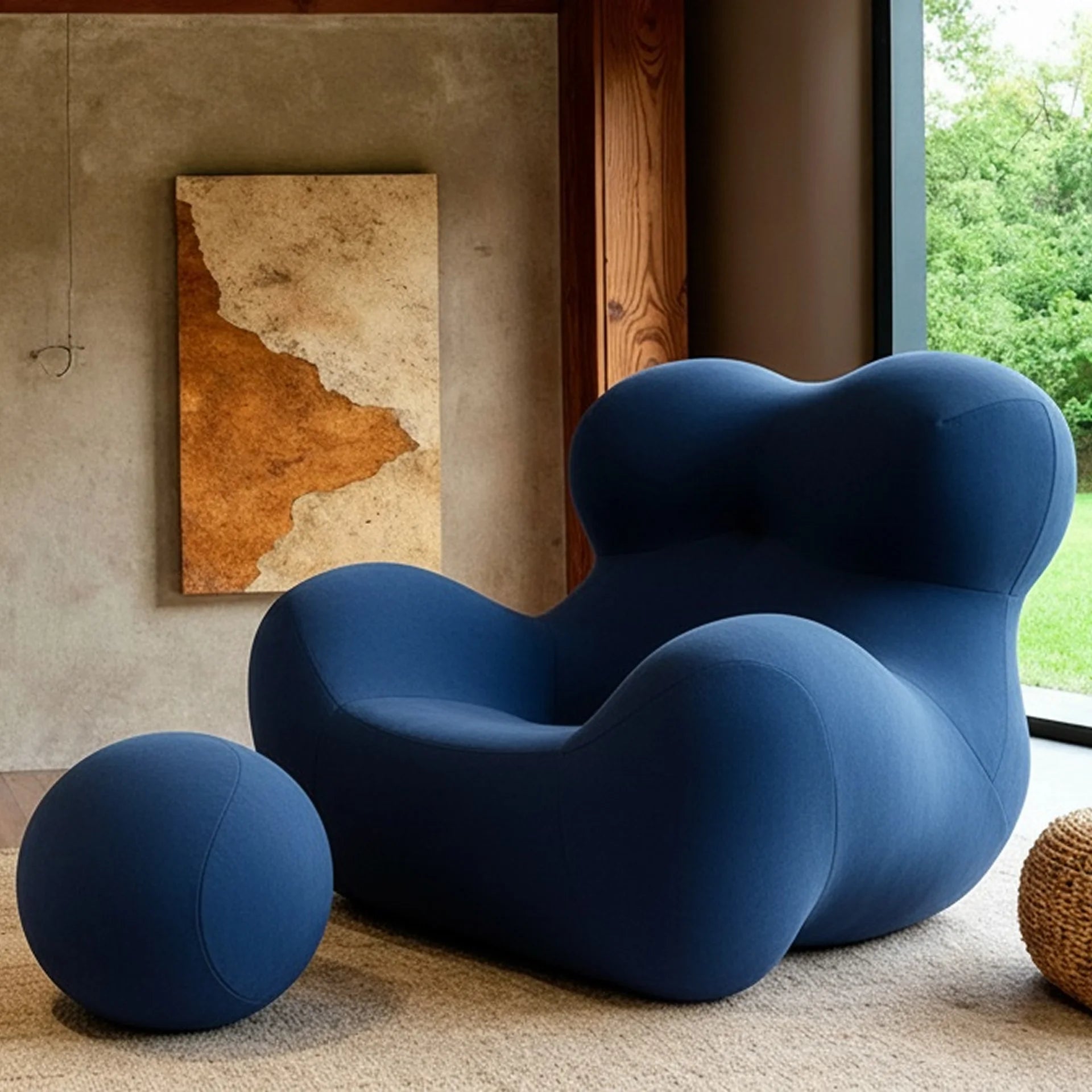 Sofá na Caixa Palla  -  Azul