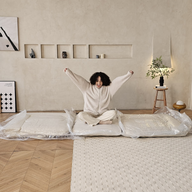 Sofá Modular Pelion 3 Lugares com 2 Chaises - Laranja · vista 14