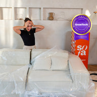 Sofá Modular Pelion 3 Lugares com 1 Chaise - Linho · vista 6