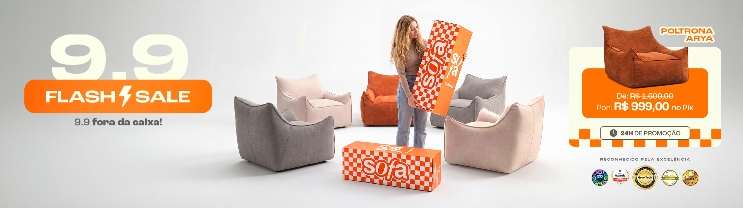 Banner promocional da Sofá na Caixa