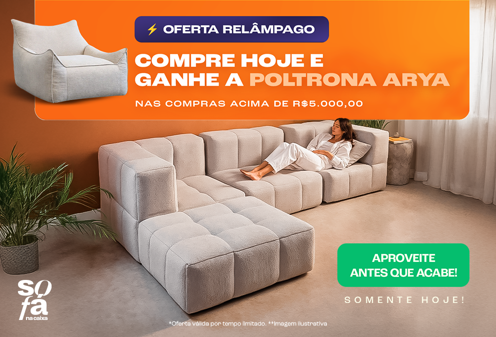 Sofá na Caixa