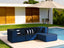 Lounge Zimma com 4 Módulos Azul