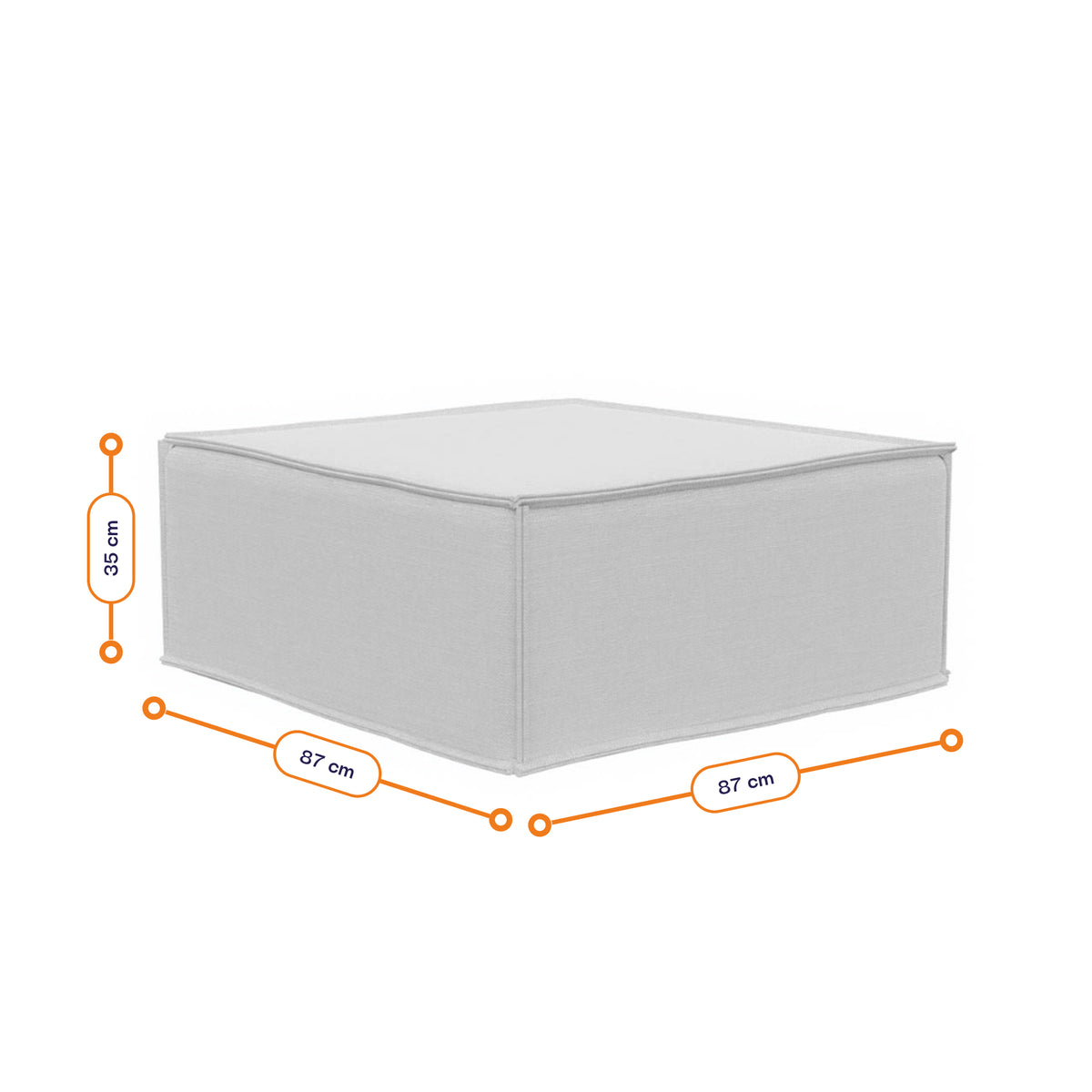 Apoio Modular Zimma - Cinza · vista 4