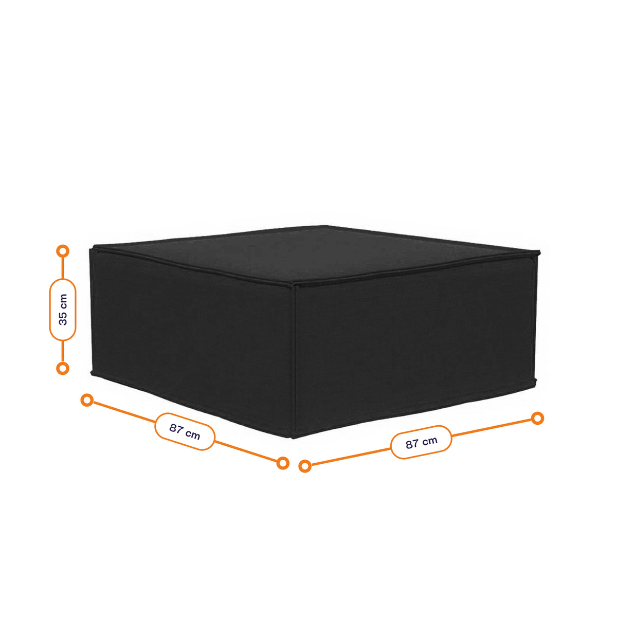 Apoio Modular Zimma - Preto · vista 4