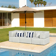 Canto Modular Zimma - Cinza · detalhe na cor cinza