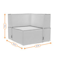 Canto Modular Zimma - Cinza · vista 4