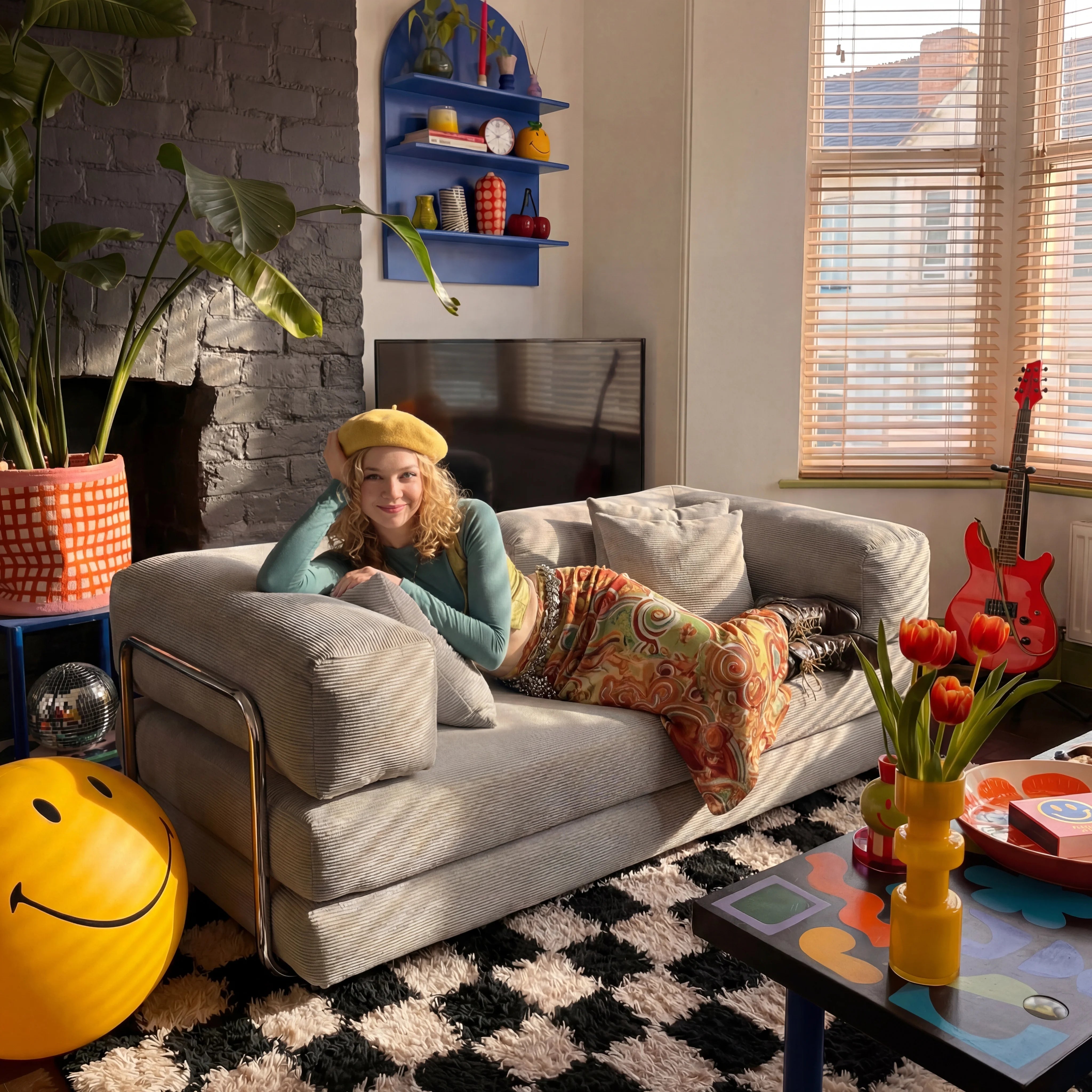 Sofá Cama Bloom Tecido Cotelê Cinza - Sofá na Caixa