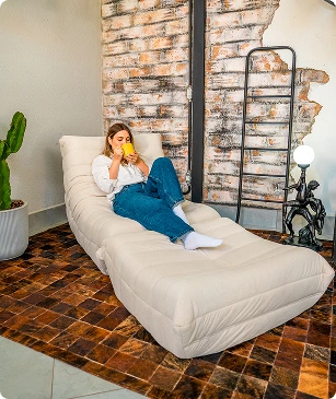 🧘‍♀️ Momento relax com apoio de pé