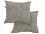 Kit 2 Almofada Tecido Bouclé - Cor Cinza- 45x45cm