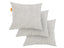 Kit 3 Almofadas Tecido Bouclé - Cor Linho - 45x45cm