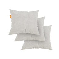 Kit 3 Almofadas Tecido Bouclé - Cor Linho - 45x45cm - Sofá na Caixa