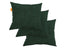 Kit 3 Almofadas Tecido Bouclé - Cor Verde Musgo - 45x45cm