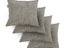 Kit 4 Almofadas Tecido Bouclé - Cor Cinza - 45x45cm