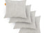 Kit 4 Almofadas Tecido Bouclé - Cor Linho - 45x45cm
