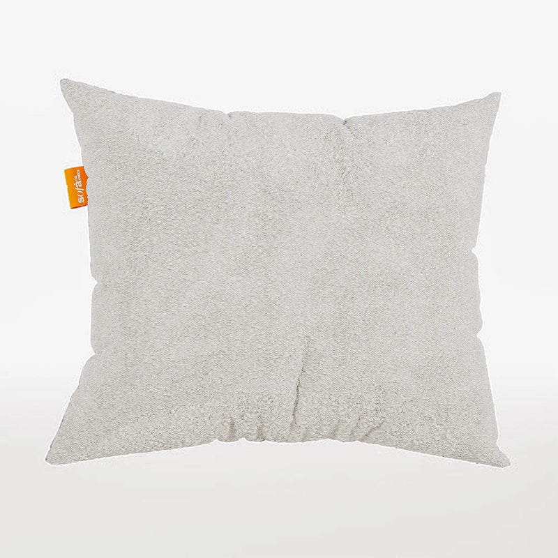 Kit 4 Almofadas Tecido Bouclé - Cor Linho - 45x45cm · em tecido linho