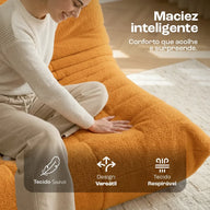 Poltrona Design 1973 Laranja 1 unidade Sofá na Caixa · vista 2