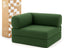 Poltrona do Sofá Cama Bloom Tecido Boucle Verde Musgo - Sofá na Caixa