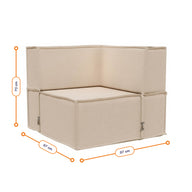 Canto Modular Zimma - Linho · vista 3