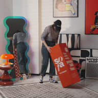 Kit Poltrona Design 1973 + Apoio para pés - Courino