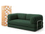 Sofá Cama Bloom Tecido Boucle Verde Musgo - Sofá na Caixa